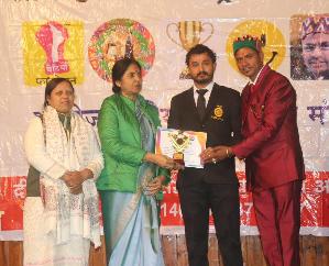 Kullu: International player Rajat Kapoor honored with National Award Shaan-e-Bharat