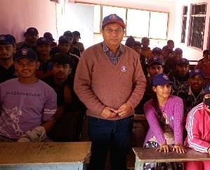  डाडा सीबा : एनएसएस शिविर के चौथे दिन स्वयंसेवियो को दिया राष्ट्र के प्रति प्रेम भावना का संदेश 