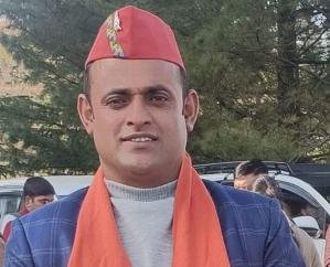 Sirmaur: Ram Krishna Mandari expressed gratitude to the organization for making Kisan Morcha cum media in-charge.