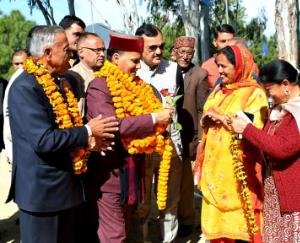 सांसद राम स्वरूप शर्मा ने किआ अनेक योजनाओं का लोकार्पण व शिलान्यास