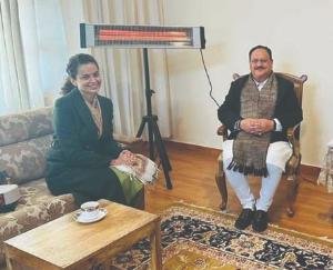 Kangana's meeting with JP Nadda increased political stir