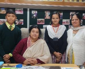 Keshavi and Ganesh of Boys School Jwalamukhi will play School National Chess Tournament
