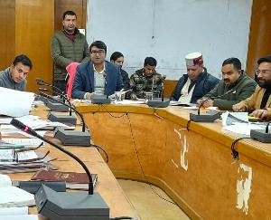 Bharmour: ADC held review meeting in Mini Secretariat strip