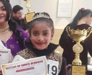 Mehvish of Joginder Nagar won the title of Miss Iconic First Runnerup in Chandigarh.