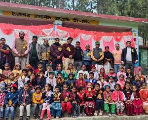 Organization of annual function in Government Primary School Prem Nagar Education Block Sarahan