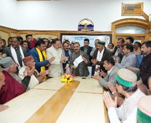 Hati community delegation met the Chief Minister