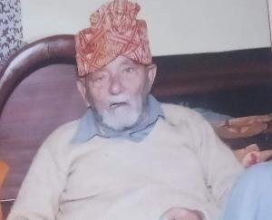  Dadasiba: Condolences on the demise of former block president and senior Congress leader Punu Ram.