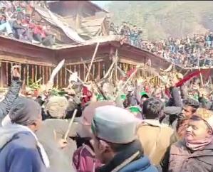 Shimla: Ceremony of Pheri and Shikha Pujan performed on the second day of Gawas Shant Mahayagya.