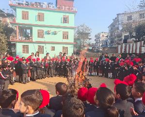  Ghumarwin: Lohri festival celebrated with pomp in Minerva School