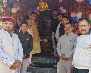  Dehra: Mata's 12th birthday celebrated with great enthusiasm at Swasthani Mata Temple.