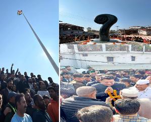  Sudhir Sharma inaugurated the tallest tricolor flag in Dharamshala 333