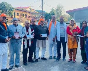 Jaswan-Paragpur: Special enthusiasm for the consecration ceremony of Shri Ramlala in Dodu Brahmana Rajputan.