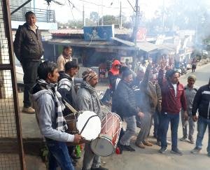 When Paragpur got the status of Tehsil, people distributed laddus and burst crackers.