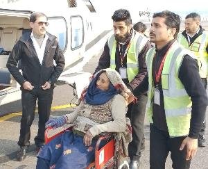  Dharamshala: CM sent his chopper to Bada Bhangal to airlift the sick woman.