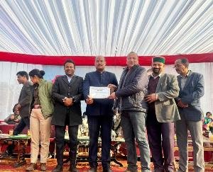Jaisinghpur: Gram Panchayat Dagoh got another reward