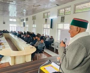 Baijnath: Works related to panchayats will not be tolerated Letaltifi: Kishore Lal