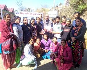छिब्बर गांव में चल रहे पांच दिवसीय स्वच्छता अभियान शिविर का हुआ समापन