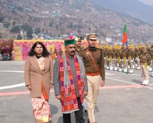 Republic Day: Rural Development and Panchayati Raj Minister Aniruddha Singh unfurled the tricolor at Rikangpio