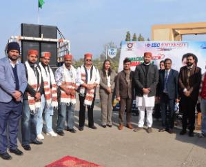 Solan: IEC University gave the message of 'Drugs, Save Himachal' by bike ride