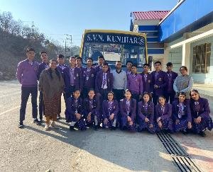 दी एस वी एन विद्यालय कुनिहार के विद्यार्थियों में CBSE परीक्षा को लेकर भारी उत्साह