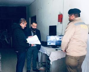 Kinnaur: Deputy Commissioner inspected the strong room before the Lok Sabha elections.
