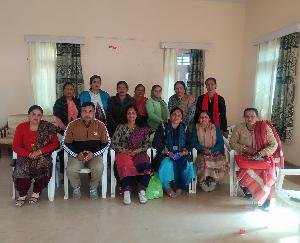 Sirmaur: Protest expressed against neglecting Anganwadi workers in the Union Budget