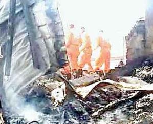 Baddi factory fire: Two skeletons found from second floor of factory on 10th day 123