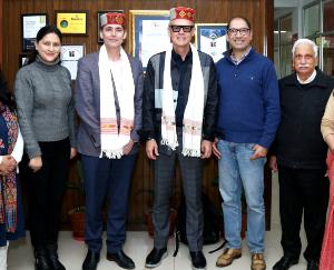  Representatives from University of Canterbury, New Zealand visit Shoolini University for academic cooperation and international education