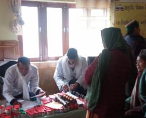  Free Ayurvedic medical camp organized in Gram Panchayat Pooh of Kinnaur district