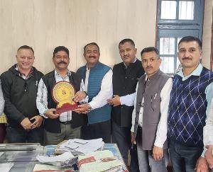  Spokesperson Association met Deputy Director Ajit Chauhan and Rajiv Thakur