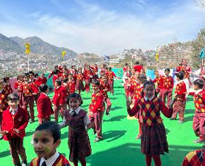 Solan: Holi festival organized with great pomp in Sai International School