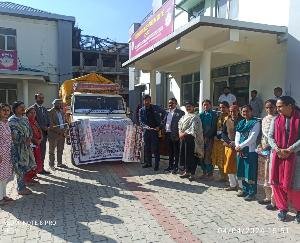 The District Level Federation plant established in Gumma is collecting raw materials for production.