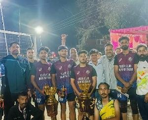 Volleyball tournament organized by Jai Bhavani Club Fatehpur concludes