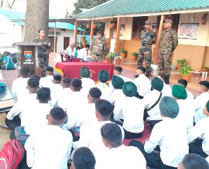  69 youth leave for Agniveer training from Army Recruitment Office Shimla.