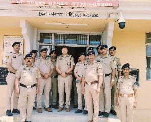 ASP Hitesh Lakhanpal conducted surprise inspection of Khundiya police station