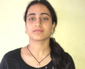  Shavya, topper of 12th commerce in Himachal: stood first with 490 marks