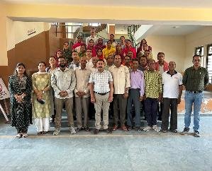 Organization of teacher-parent association meeting in Government College, Khundia