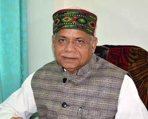 Governor Shiv Pratap Shukla on his visit to Solan on June 30