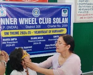 Solan: Hygiene checkup camp organized in Dayanand Adarsh ​​Vidyalaya