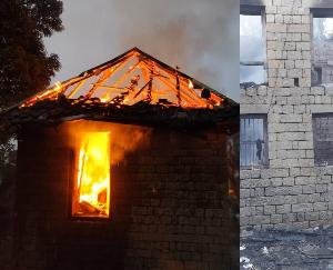 Ghumarwin: Two storey house burnt to ashes due to short circuit