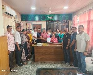 Dehra: Joint Patwari and Kanungo Federation sent memorandum to the Chief Minister