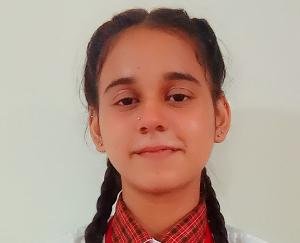 Girl's Kritika got selected in Jawahar Navodaya Vidyalaya Una.