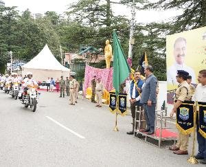 Chief Minister flagged off 25 patrolling motorcycles