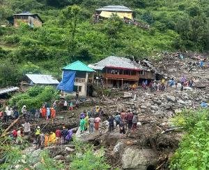 Rescue operation begins on sixth day in Samej and Terang, search for life continues in the debris