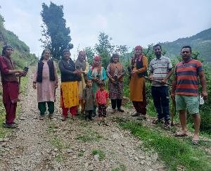 Rajgarh: Plantation program organized by self-help group Shirwa of Devathi