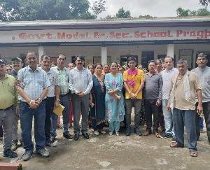 Kangra: Sunil Chauhan from Bal Vidyalaya Paragpur unanimously became the head of SMC committee for the third time.