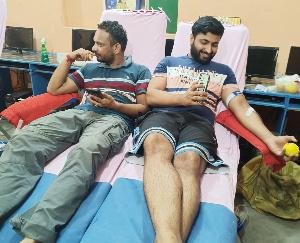 Kangra: Blood donation camp organized in Raja Ka Talab on Saturday
