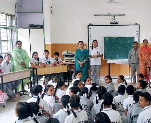 Kunihar: Diarrhea awareness quiz program organized in school Kuftu.