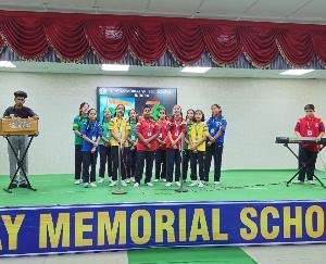 Indora: 78th Independence Day celebrated with pomp at Vijay Memorial School
