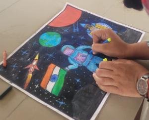 Kunihar: Government Senior Secondary School Sayri celebrated 'National Space Day'